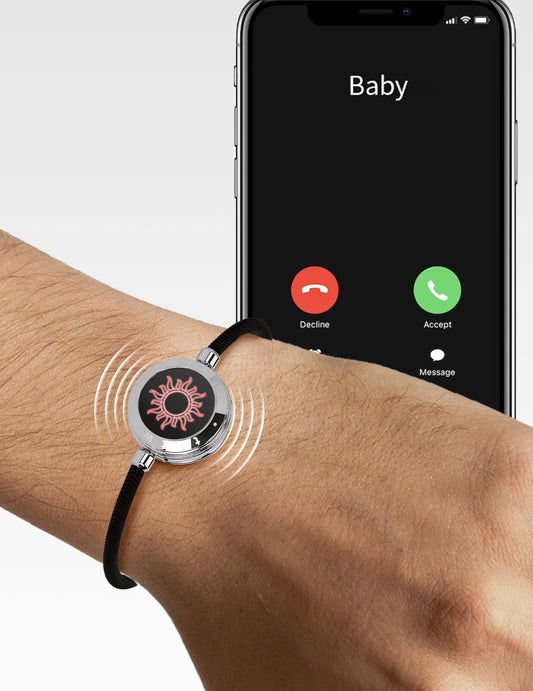 Sun-Moon Smart Sensing Long Distance Couple Bracelet